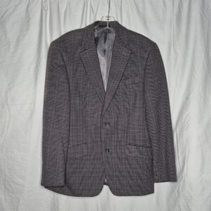 Madison Men's Gray Plaid Blazer Gorgeous!